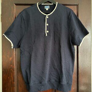 J Crew Blue French Terry T Shirt Size L